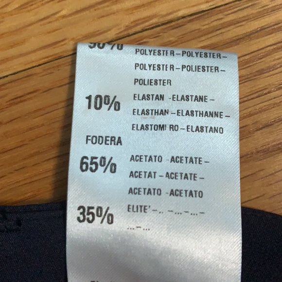 Mariella Rosario pants with silver zipper pull on 2 mock pockets. Made in Italy - Picture 8 of 9